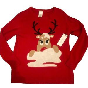 Women’s |  Ugly Christmas sweater | Reindeer sweater | Christmas NWT size L